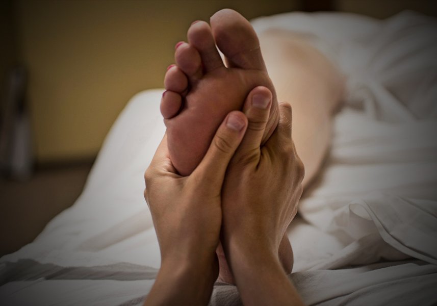 Fuß-massage, Hände, Reflexzonen Fuß-massage, Hände, Reflexzonen